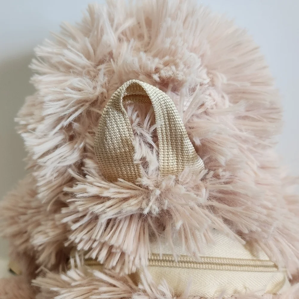 Unipak Stuffed Animal Plush Tan Kiwi Sloth Hug Pak Backpack Unisex 19